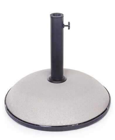 Baza pentru umbrela de gradina Barry, Bizzotto, 35 kg, Ø 45 cm, stalp Ø 48-38-35 mm, ciment, grej