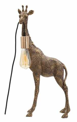 Lampa de masa Giraffe, Mauro Ferretti, 1 x E27, 40W, 28x16x60 cm, auriu