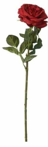 Floare artificiala Rose, 12x12x63 cm, poliester, rosu