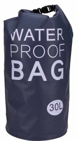 Geanta pentru cumparaturi Waterproof, 30L, 27x61 cm, polivinil, negru