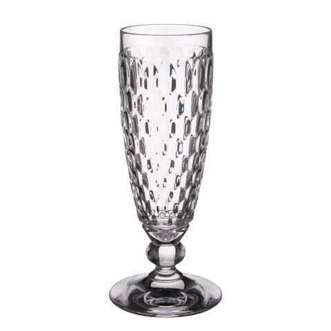 Set 4 pahare de sampanie, Villeroy & Boch, Boston, 145 ml, sticla cristal, transparent