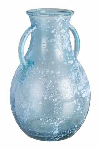 Vaza Arleen, Bizzotto, Ø20x32 cm, sticla reciclata, albastru