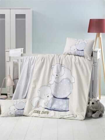 Lenjerie de pat pentru copii, Victoria, Frozen, 4 piese, 100% bumbac ranforce, multicolor