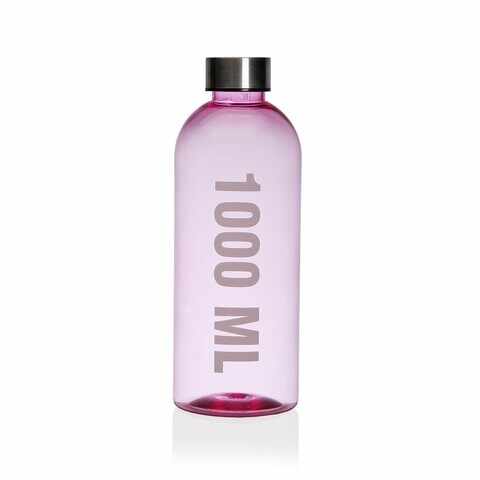 Sticla de apa Trenton, Versa, 1 L, polistiren/inox, roz