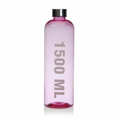Sticla de apa Trenton, Versa, 1.5 L, polistiren/inox, roz